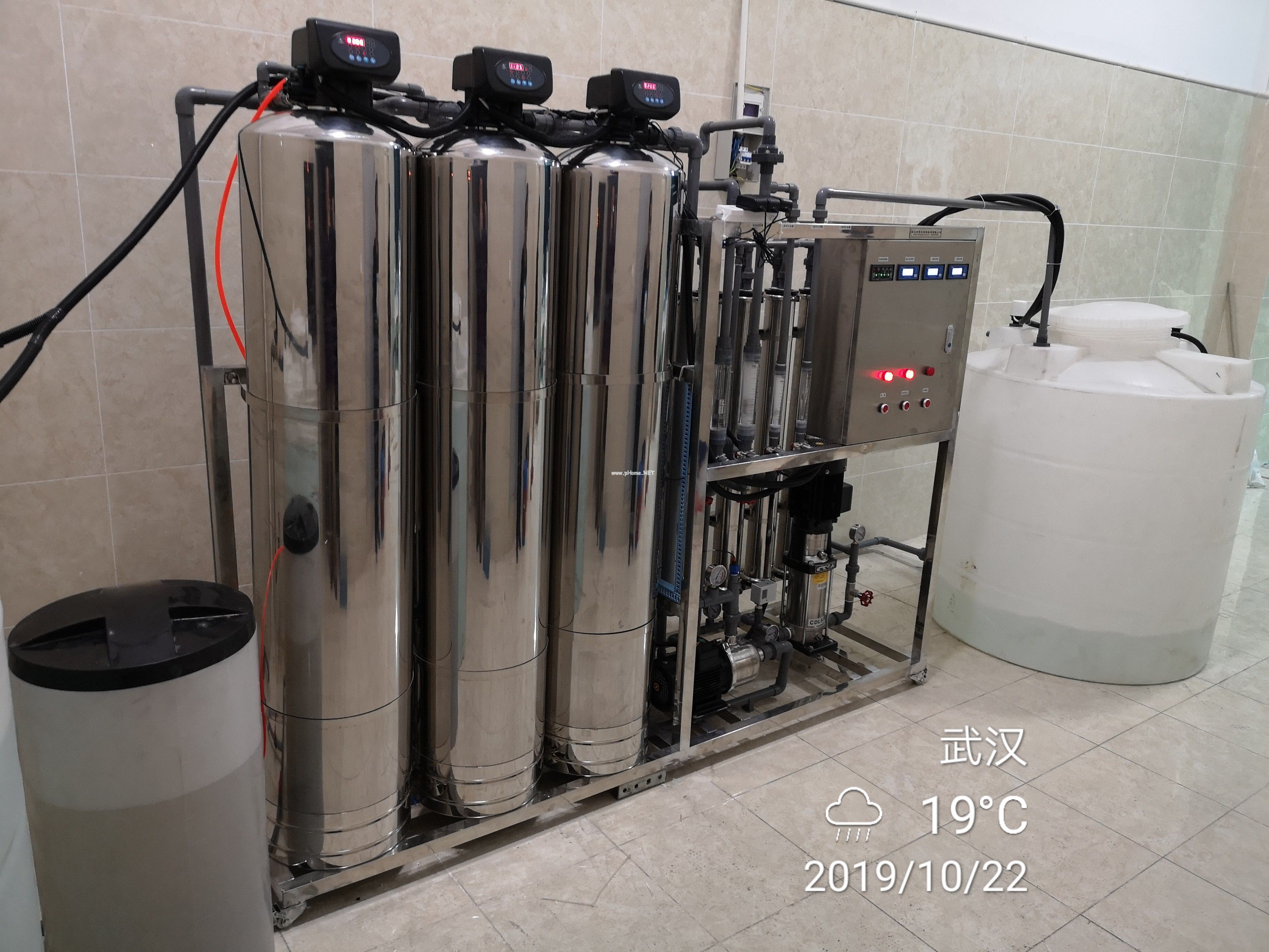 20m3/h兩級反滲透純凈水系統